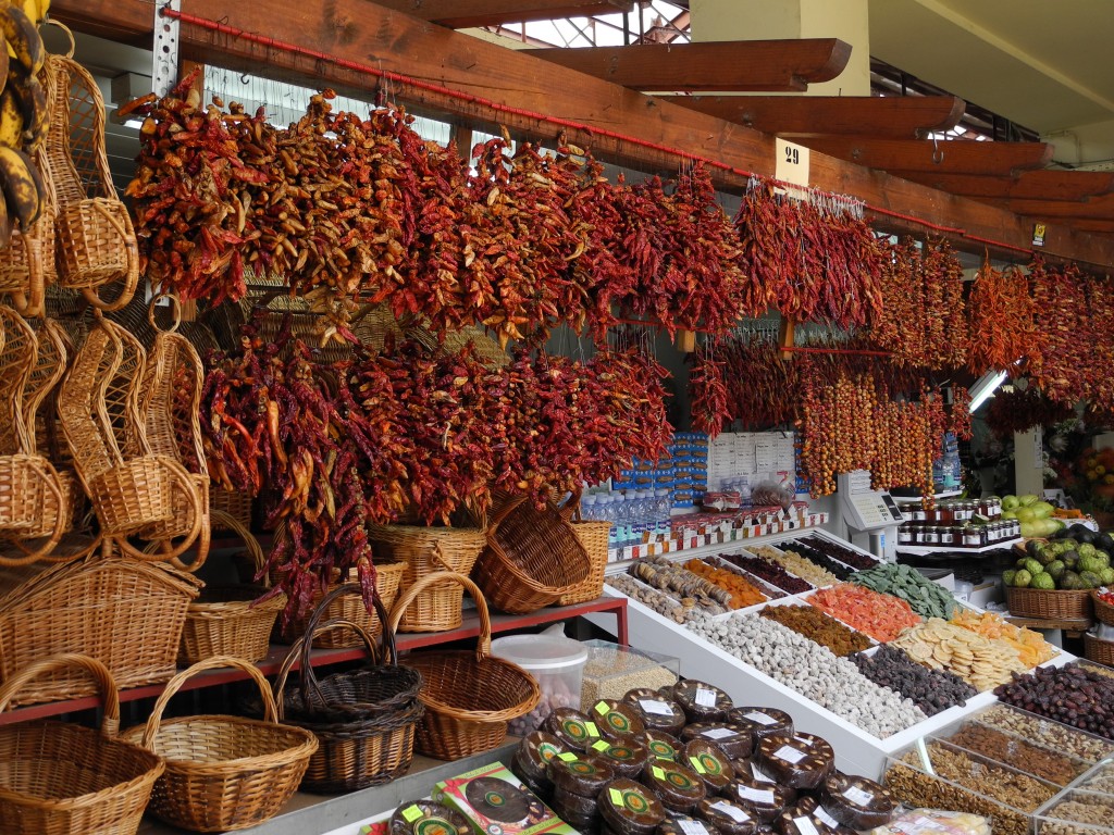 Etal du marché touristique de Funchal